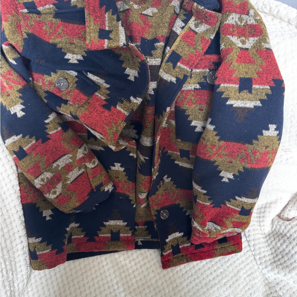 JODIFL Red and Green Patterned Sweater